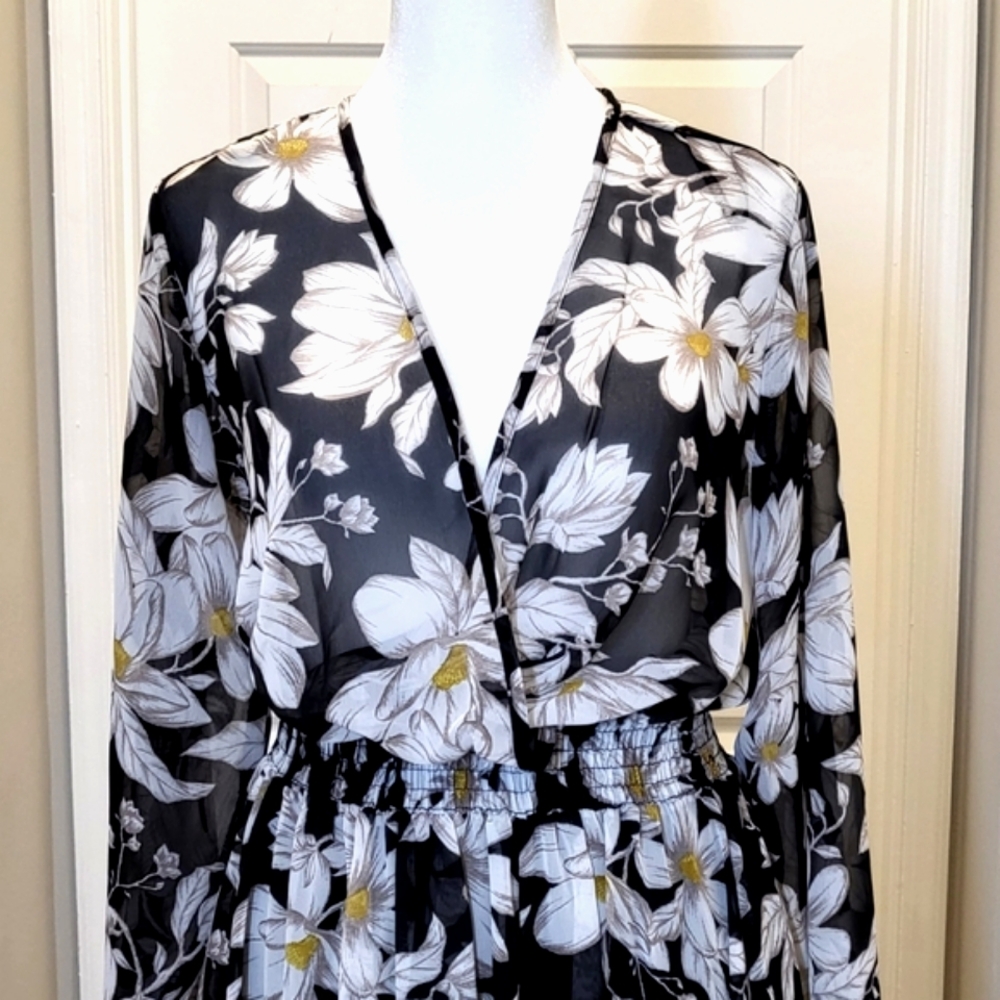 Kate and Lilly Flower Maxi Dress